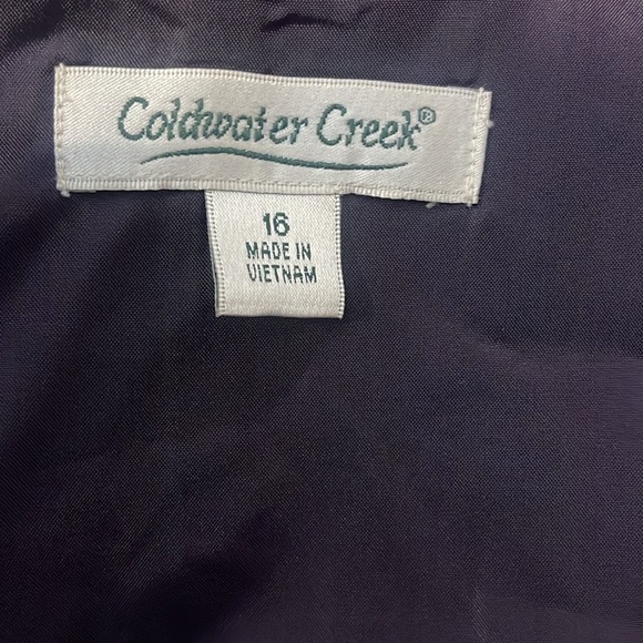 Coldwater Creek Dress and Cover Set Mock Turtleneck Long Sleeve Tweed Size 16 - Picture 14 of 16